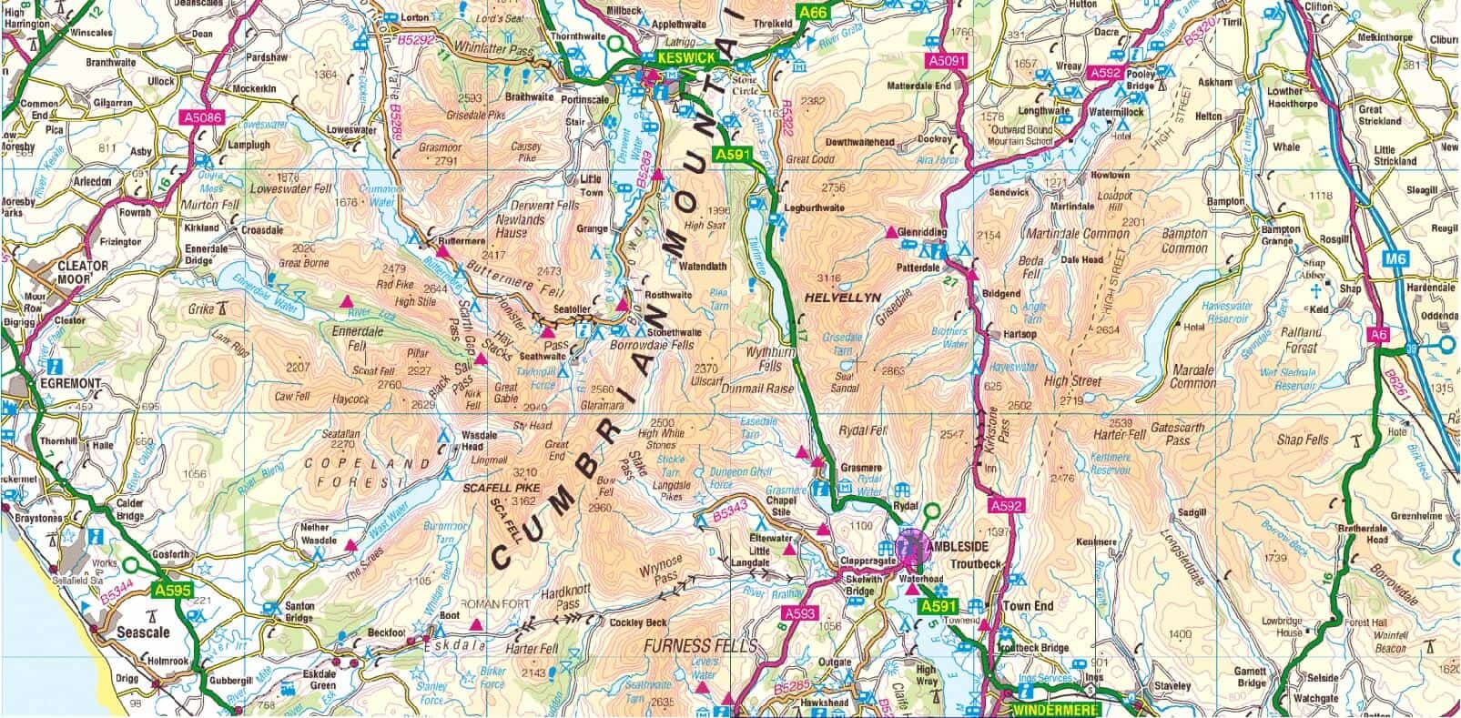 lake district map