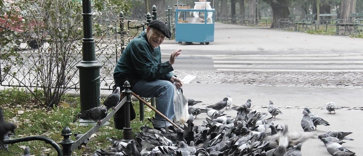 Old eastern European man