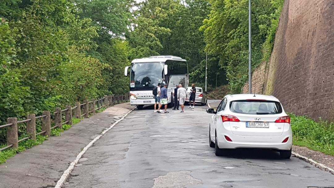 collision around the bend