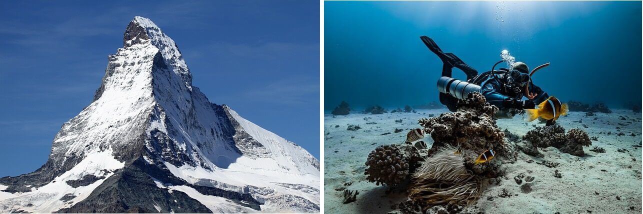 The contrasts of adventure travel