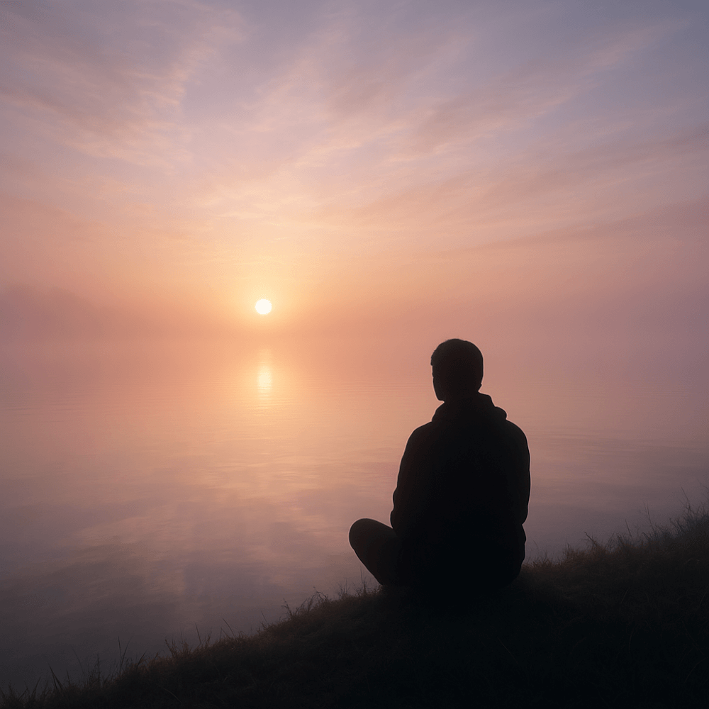 Finding calm and serenity on a beach you have traveled to