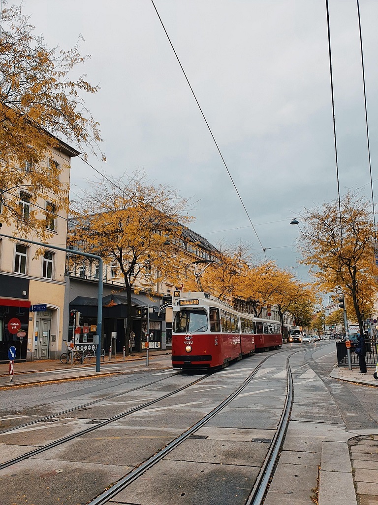 Austria transport scene: trains, platforms, and everyday movement