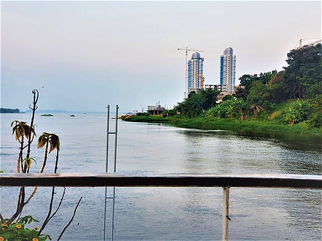 View of the Congo River near Kinshasa