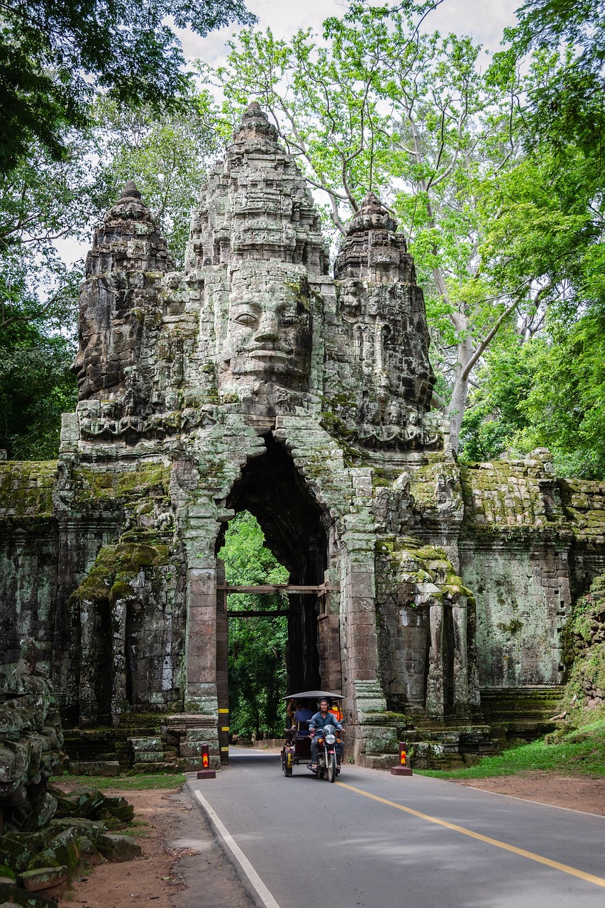  Angkor Thom Gate in Cambodia