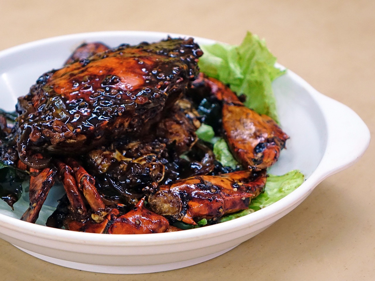 Singaporeblack pepper crab