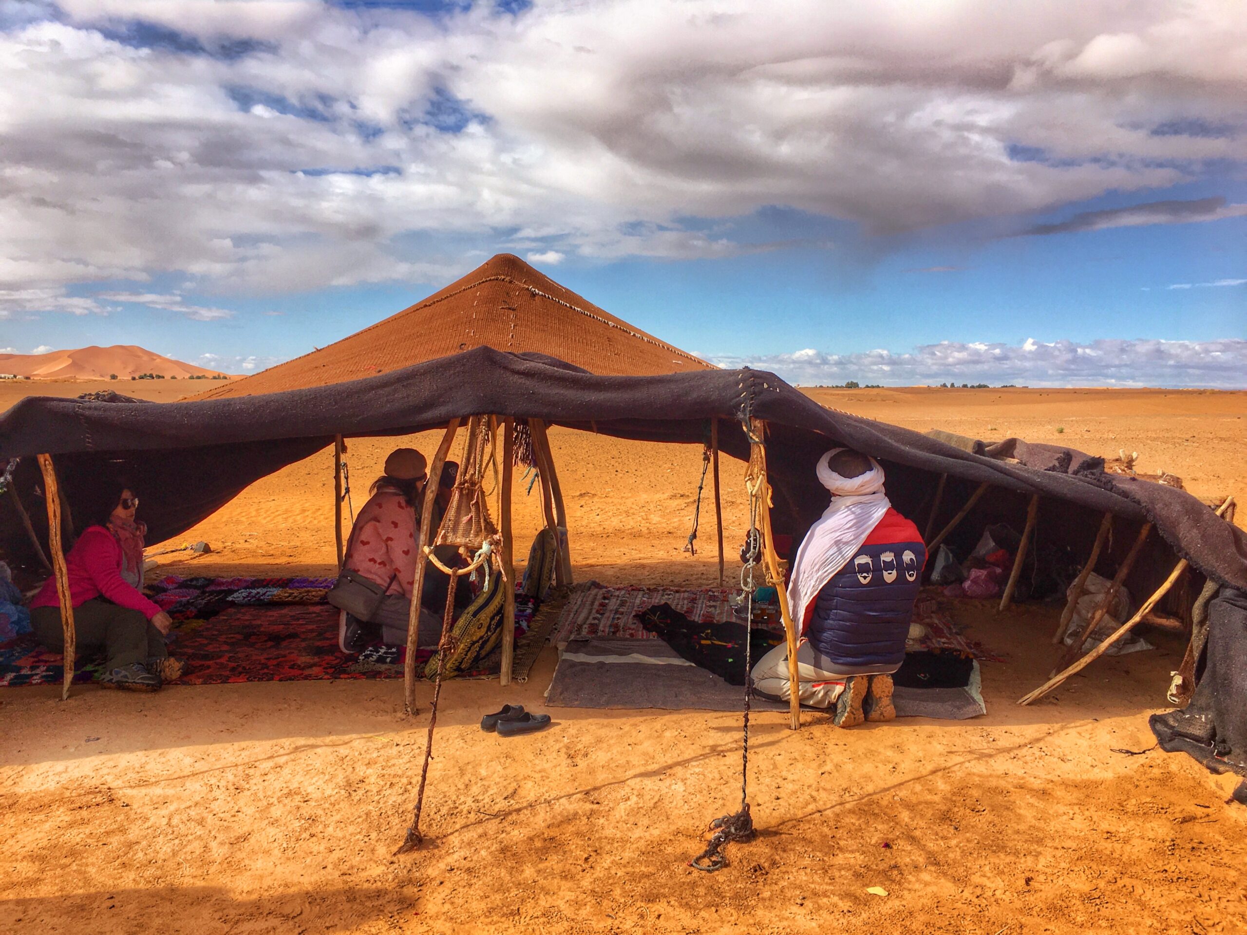 Sahara dunes at Erg Chebbi in Morocco