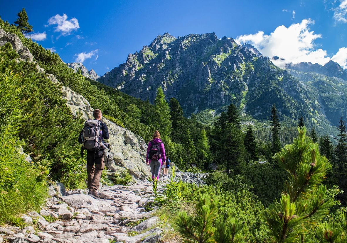 Slovakia: High Tatras mountains with dramatic peaks and hiking trails