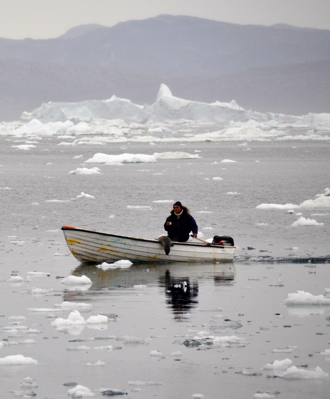 Greenland local cultural moment with Inuit presence and Arctic community life