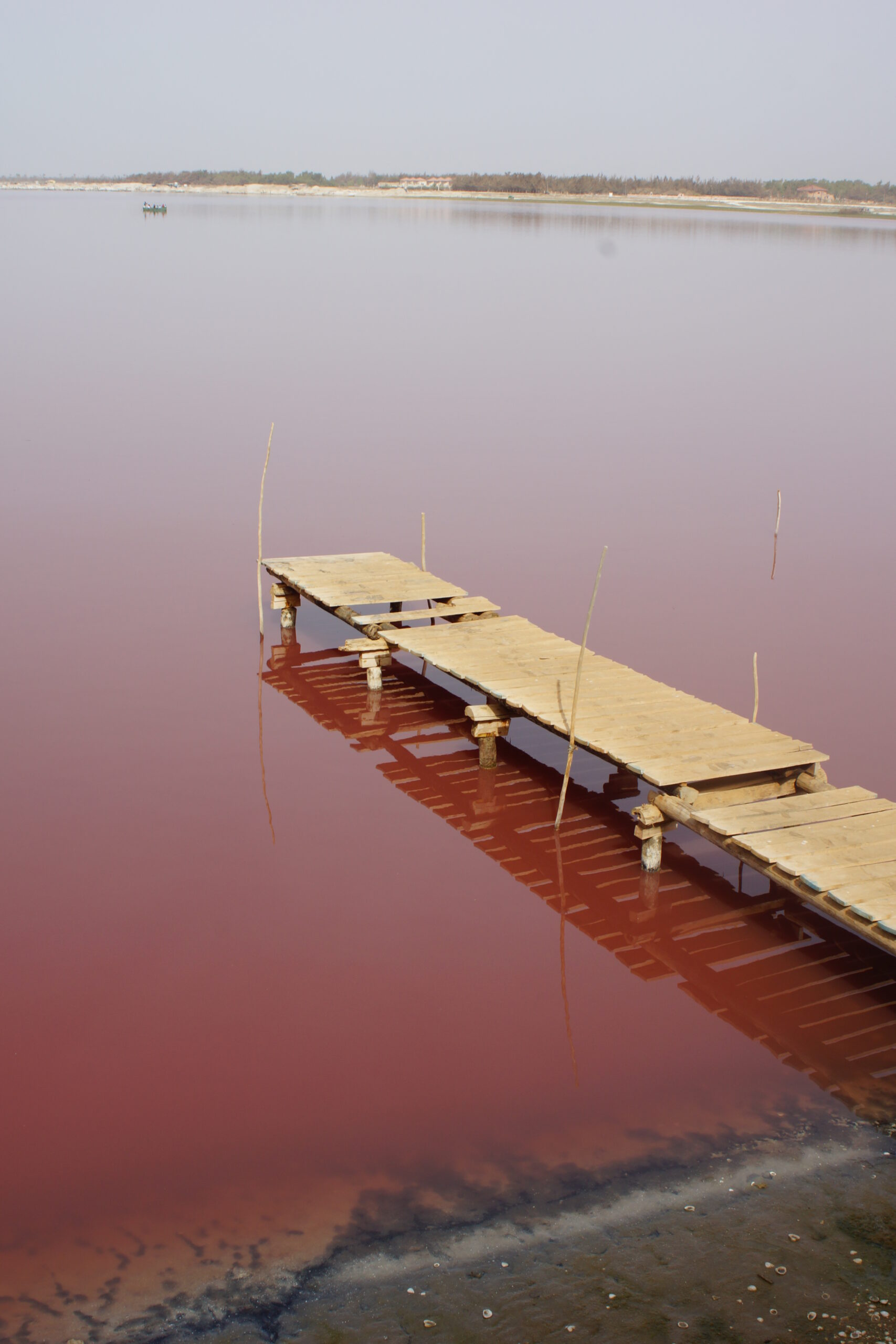 Lake Retba in Senegal