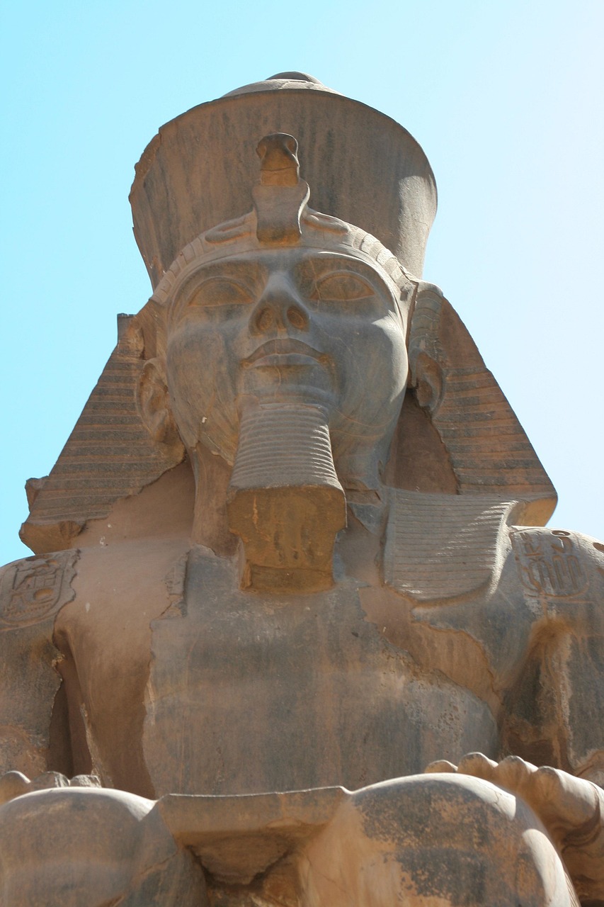 Temple architecture in Luxor, Egypt