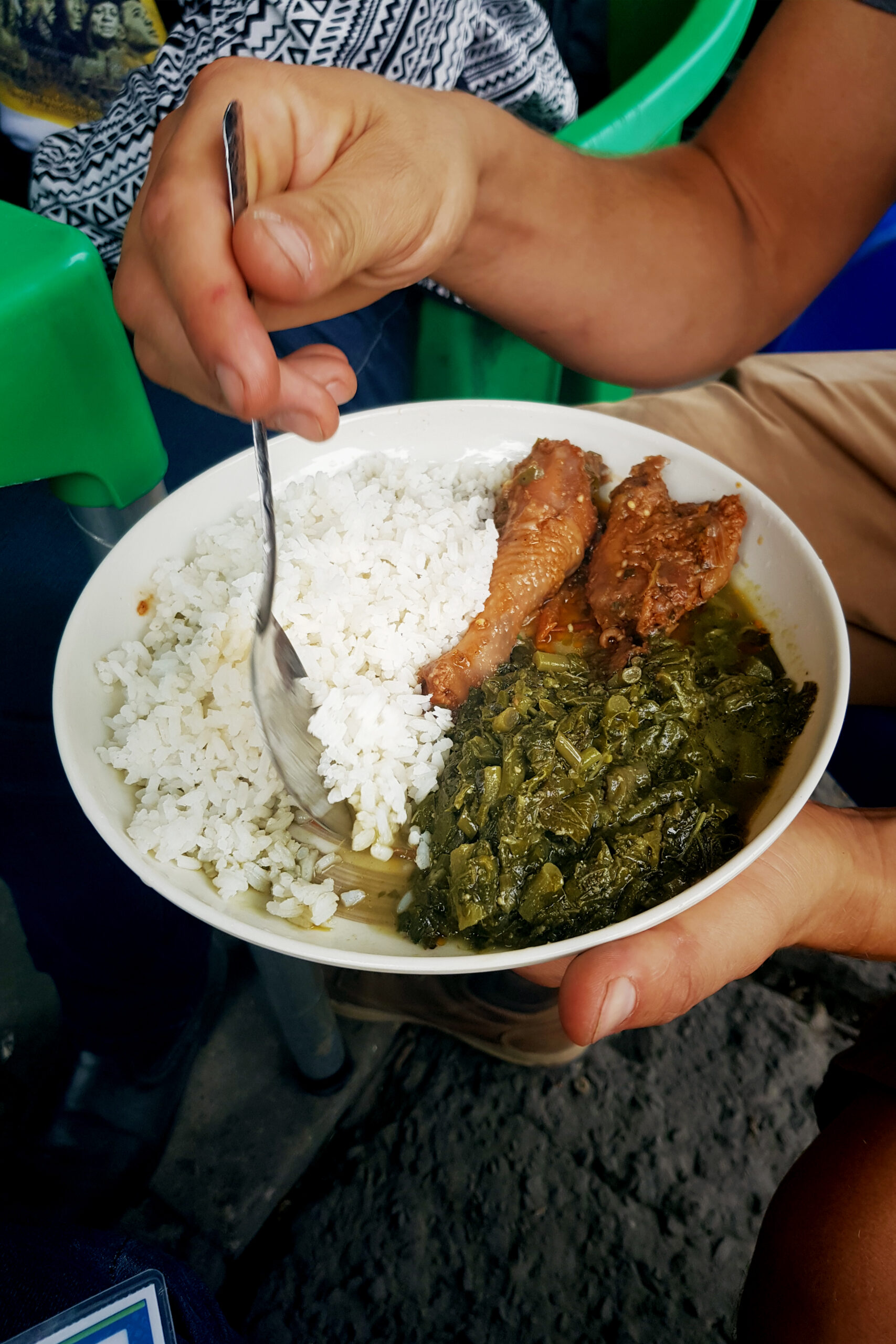 Moambe chicken dish associated with Congolese cuisine