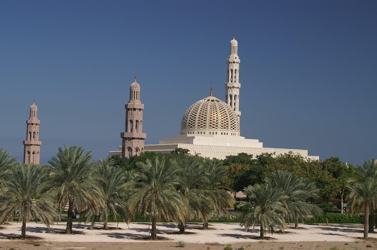 Muscat waterfront and cityscape in Oman