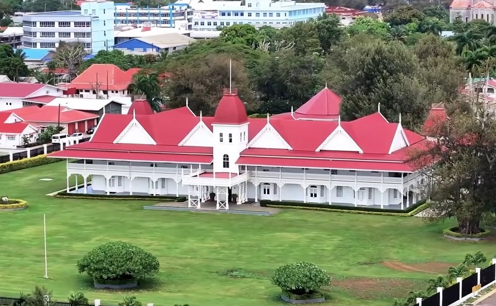 Royal Palace area in Nuku'alofa Tonga