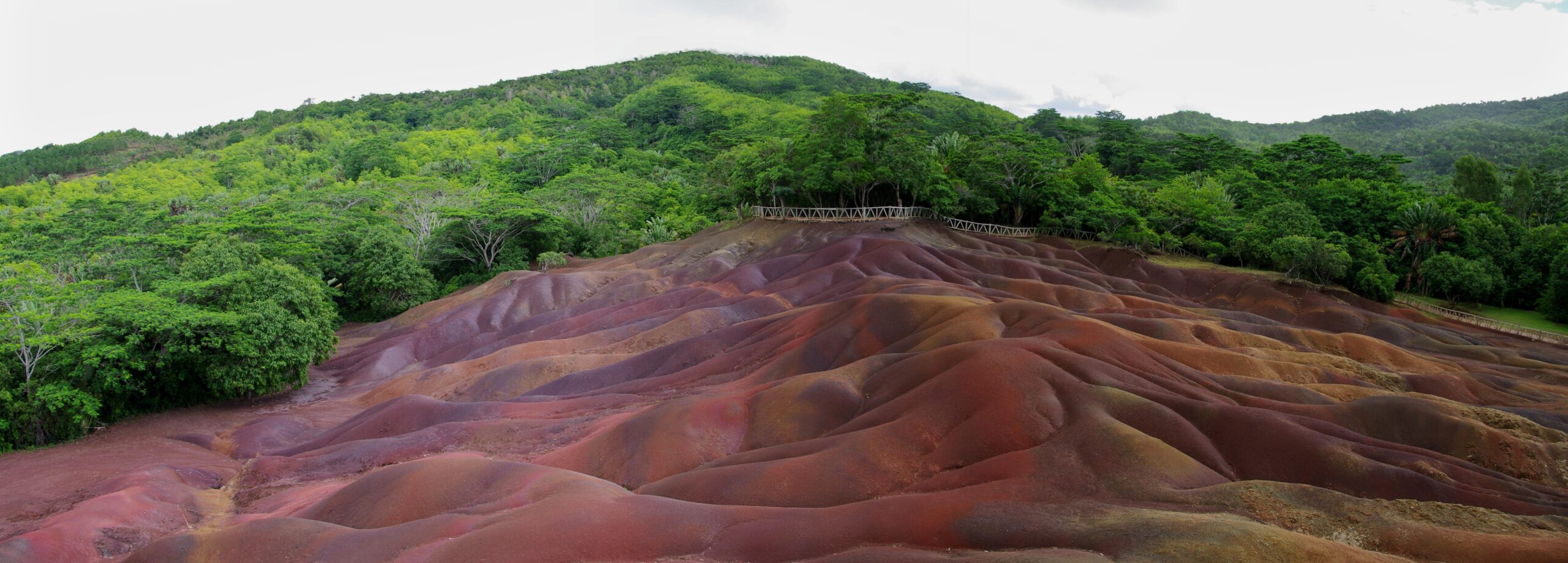 Chamarel seven coloured earth dunes in Mauritius