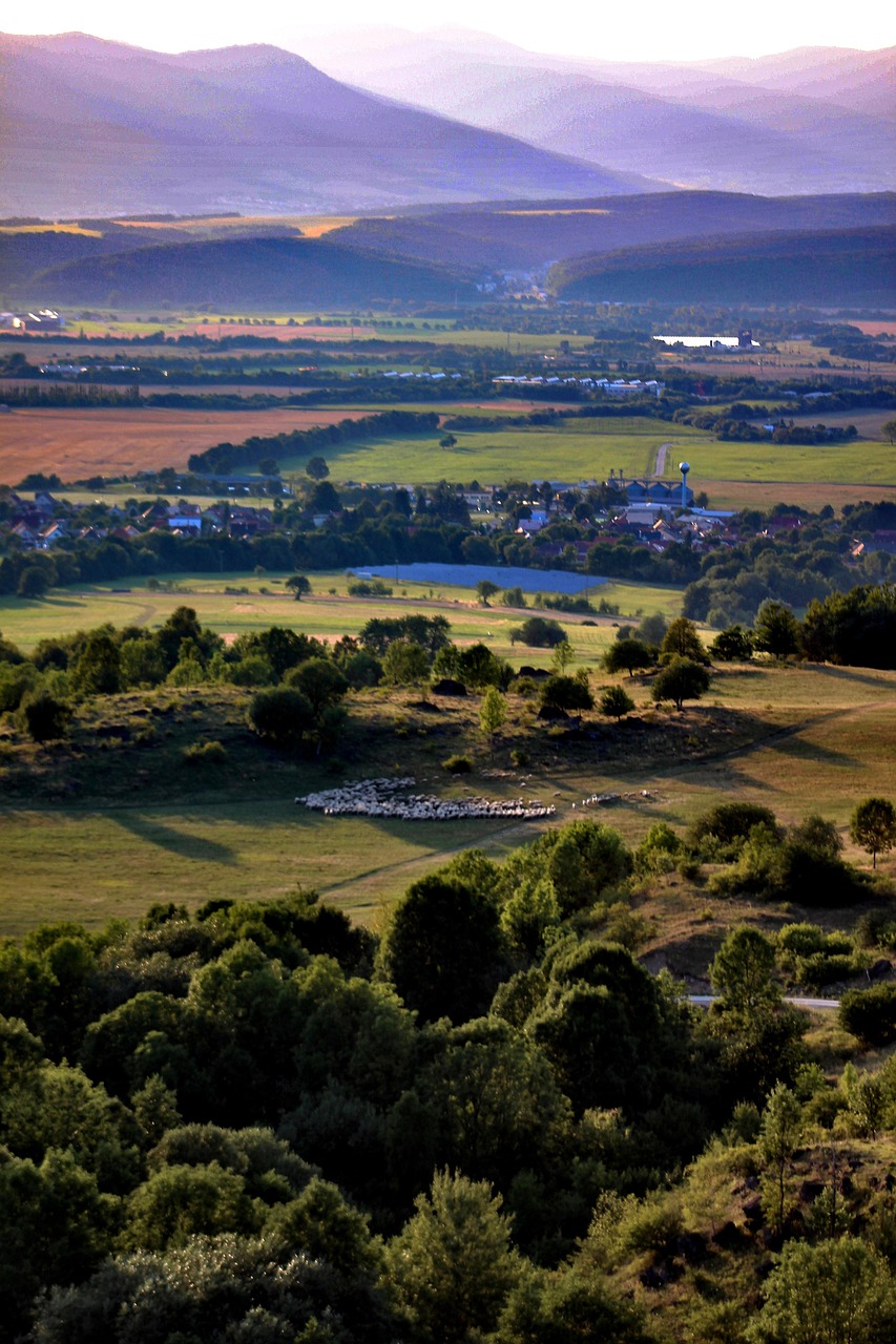 Slovakia in four seasons: spring, summer, autumn, winter landscapes