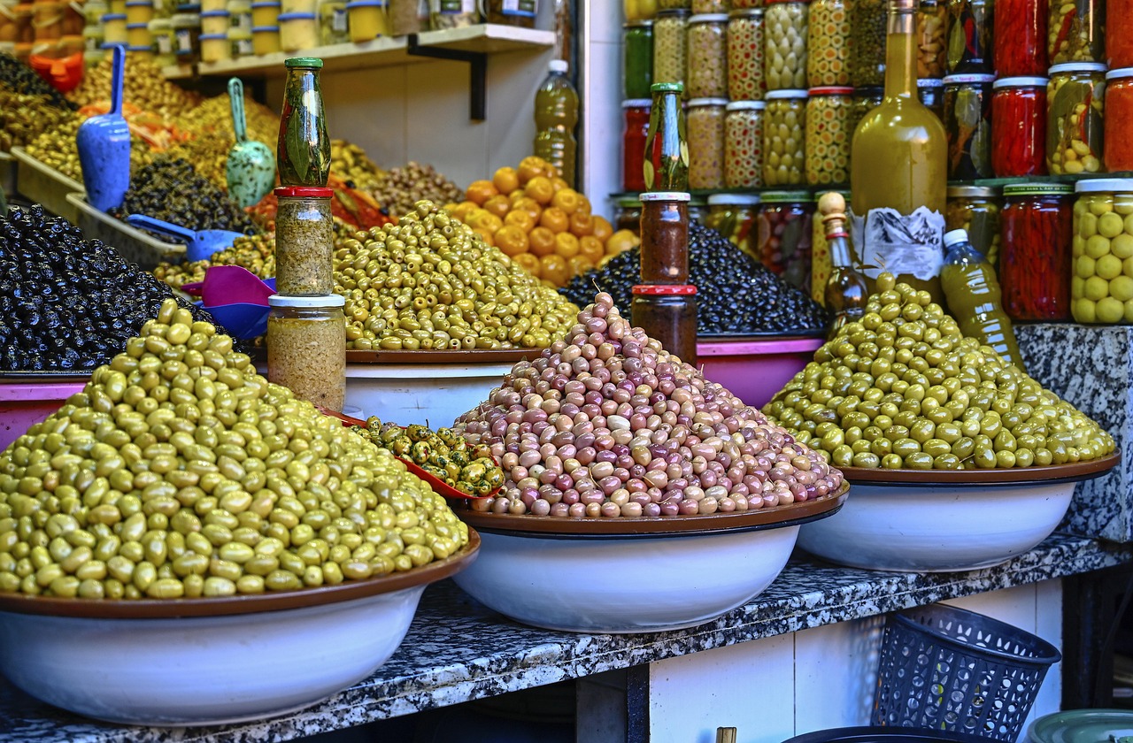 A market scene in a Kuwait souq