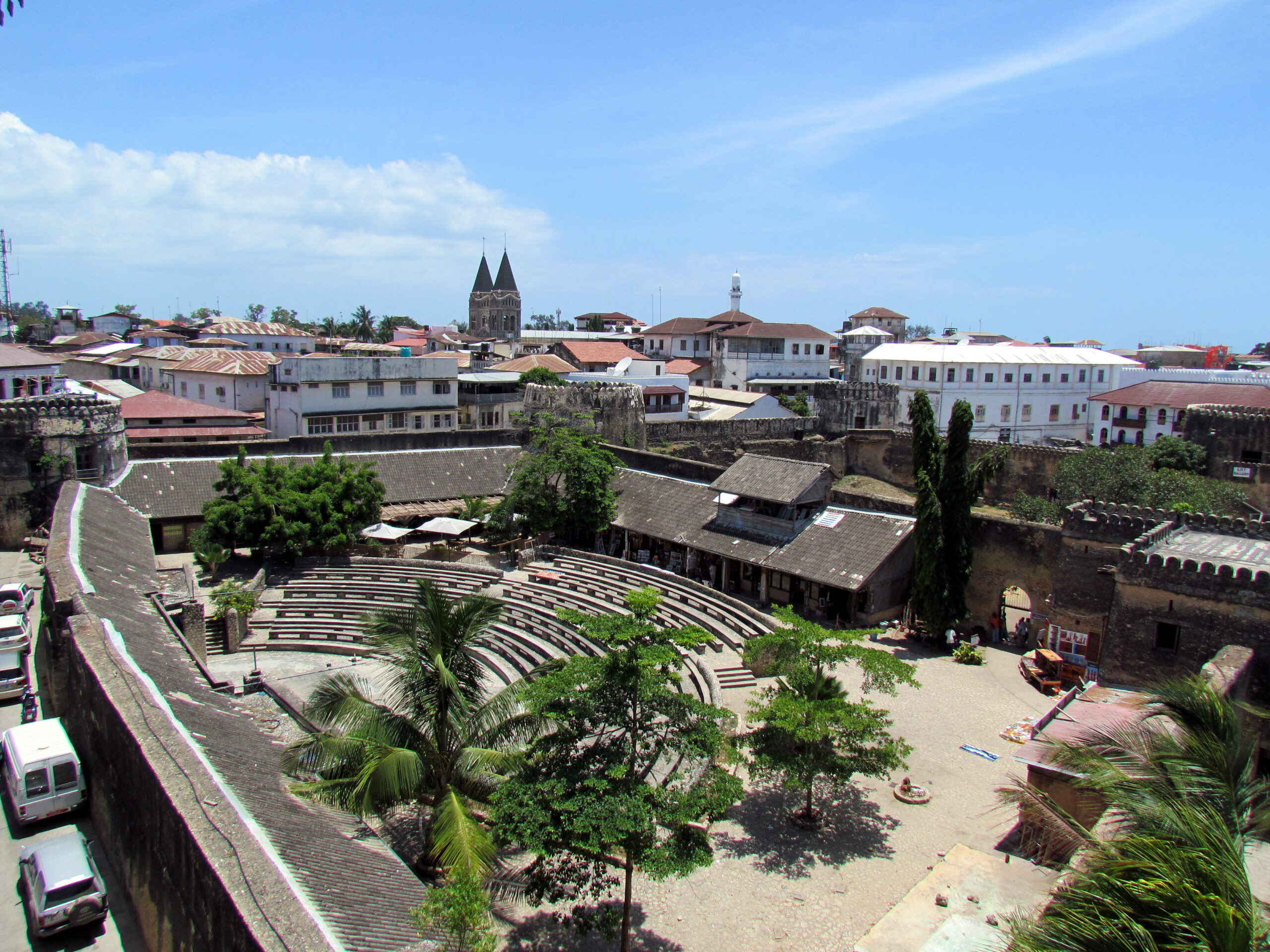 Historic Stone Town architecture in Zanzibar, Tanzania