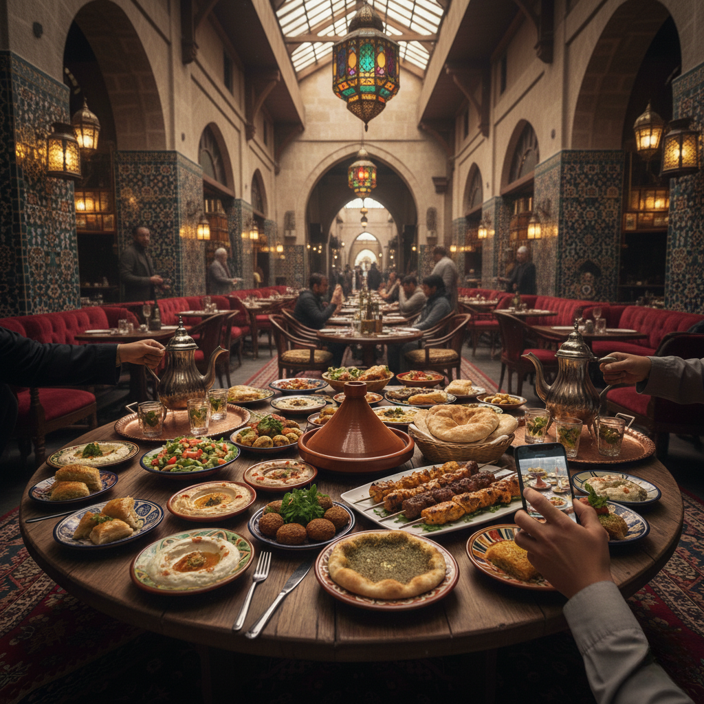 Typical Souq meal