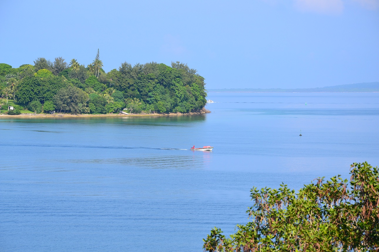 Lagoon waters in Vanuatu