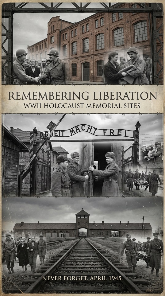 Kraków: WWII memorial and Schindler-related history visual