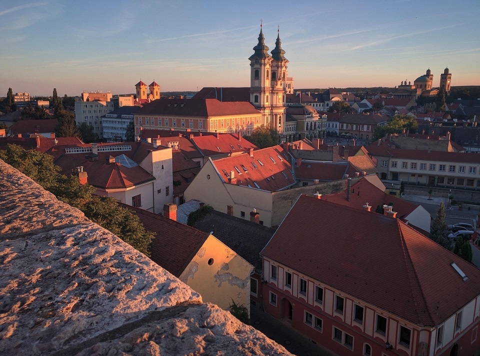 Hungary in spring: Eger Castle and historic town views