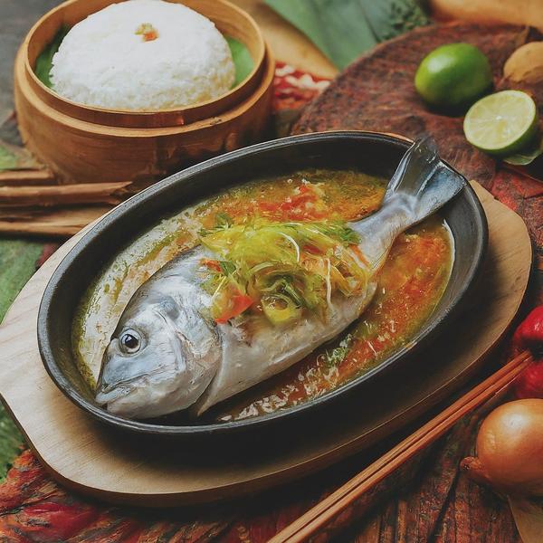 Shared meal scene reflecting local food culture