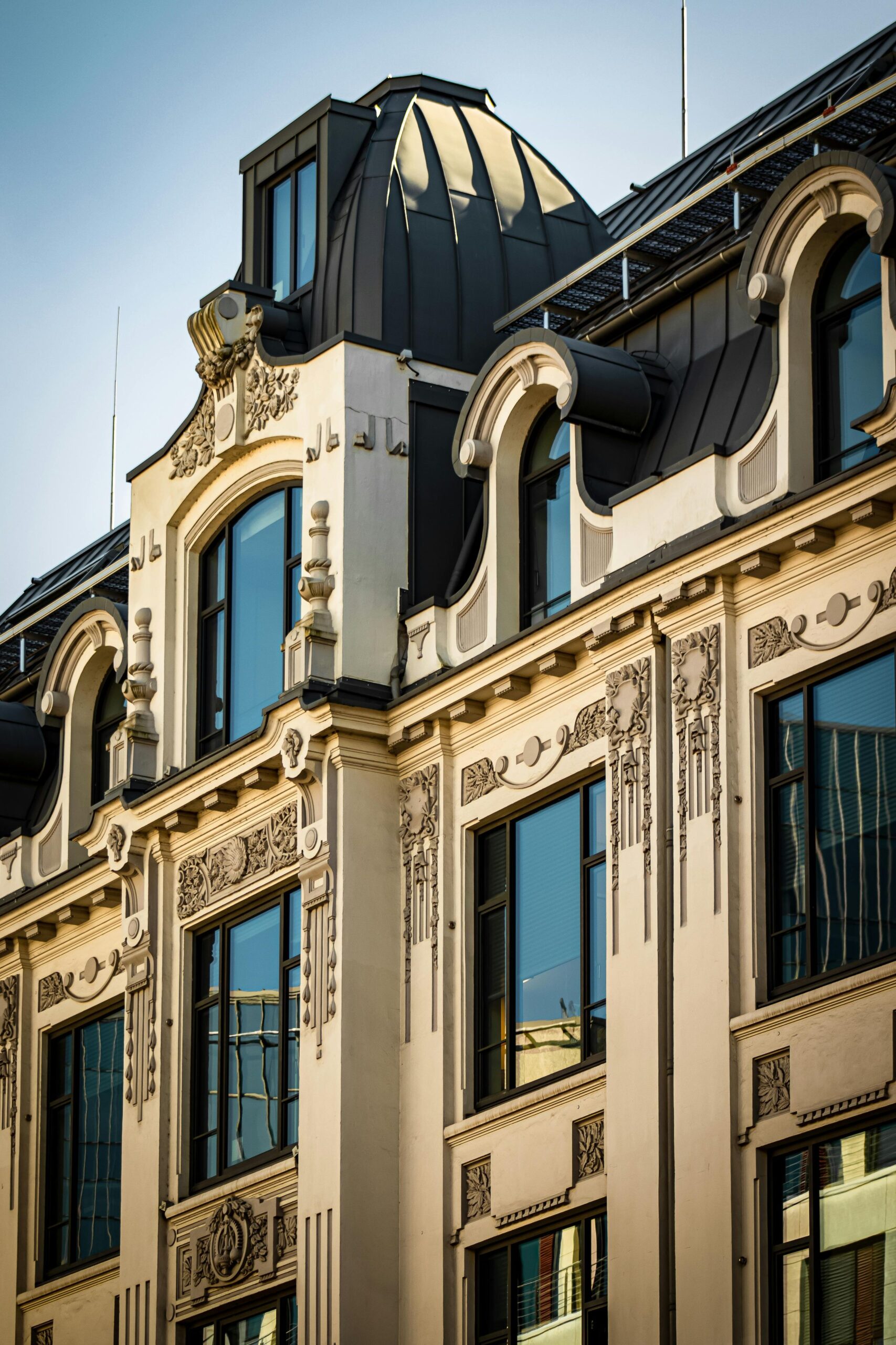 Latvia: Riga's stunning Art Nouveau architecture with ornate facades