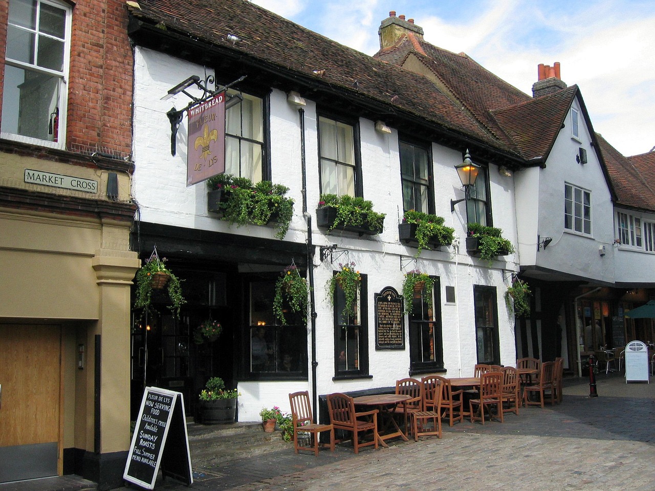 St Albans street scene in England