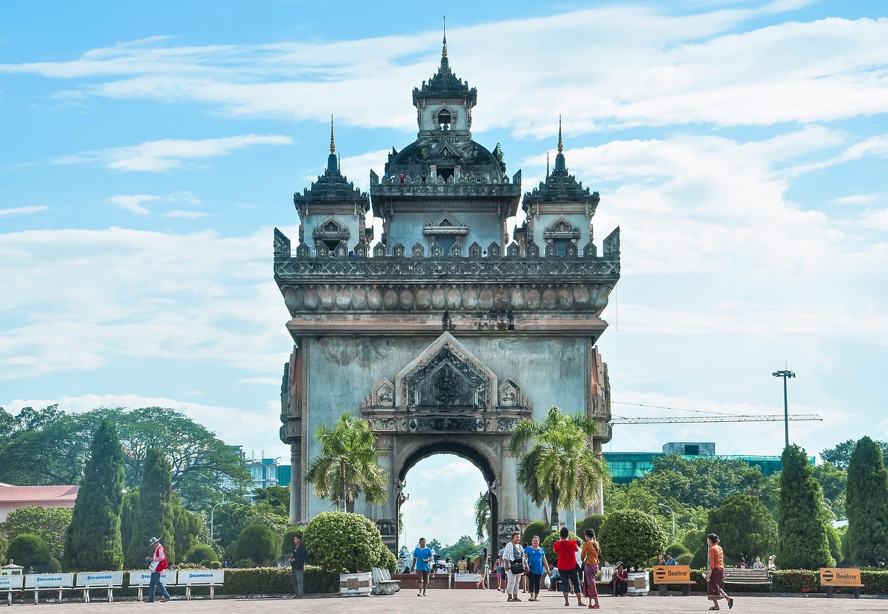Triumphal Arch in Vientiane City, Laos