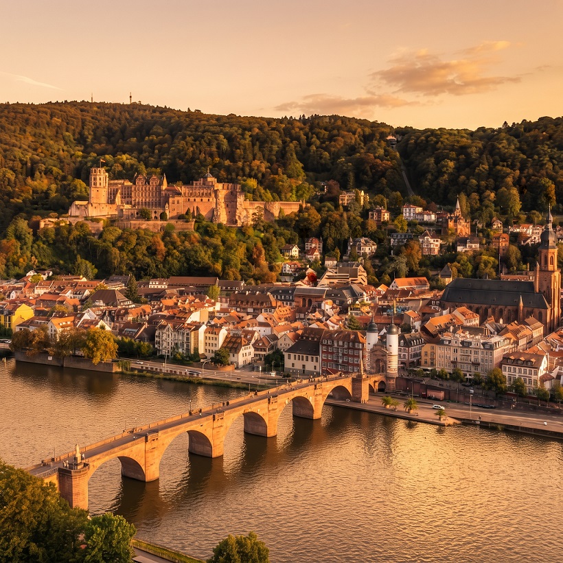 Heidelberg Germany scenic city view