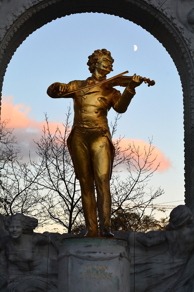 Johann Strauss II monument in Vienna