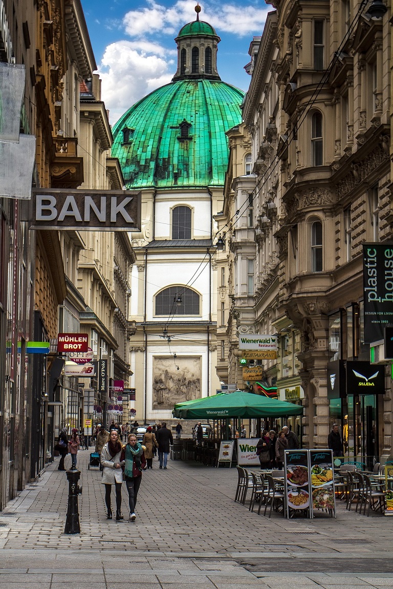 Kohlmarkt in Vienna’s historic centre