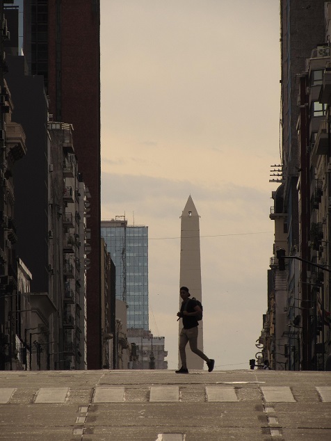 The Obelisk in Buenos Aires, Argentina