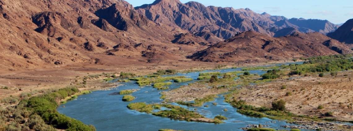 Orange River in Southern Africa